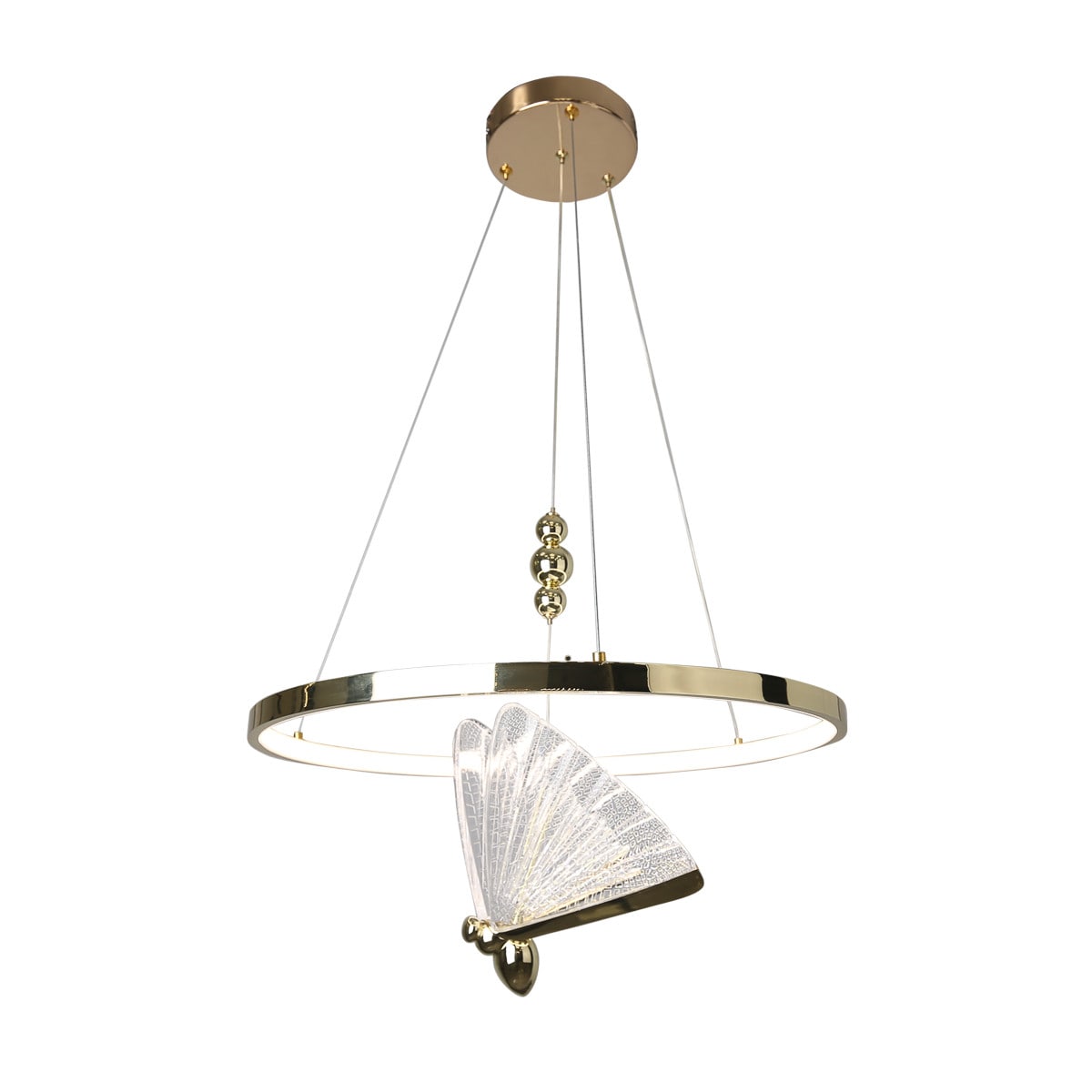 Lampa wisząca Light Prestige Marissa złoty LED CCT 3000K/4000K/6000K (regulowana) 1 szt.