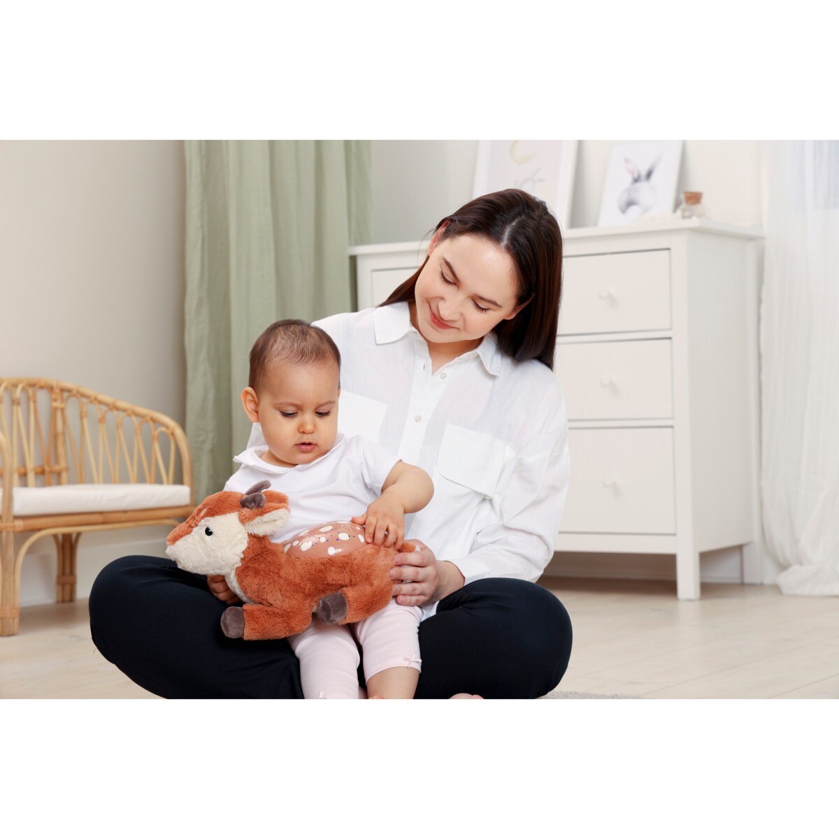 Pluszowy projektor dla dzieci - Sarenka - przyjaciel do snu - Cloud b® Twilight Buddies™