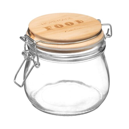 Słoik z pokrywką, szklany, 500 ml