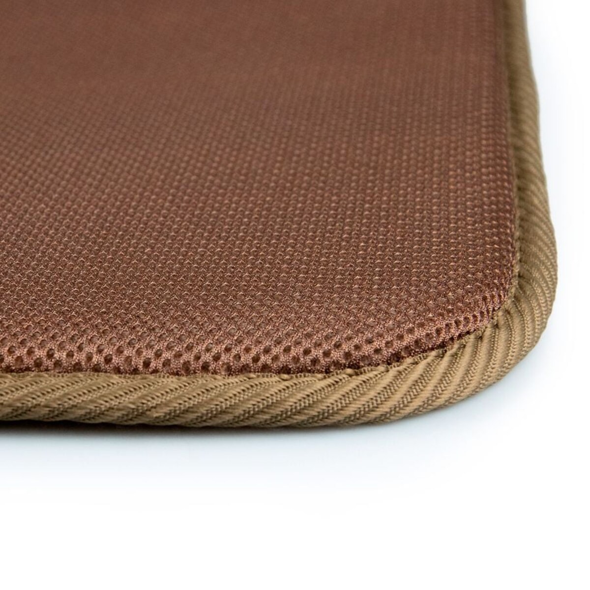 Legowisko dla psa prostokątne S 3D brązowe