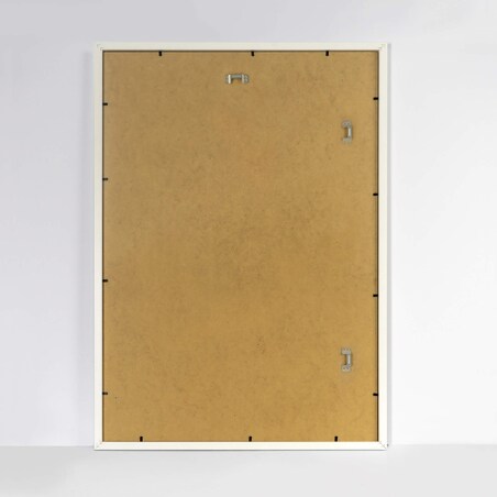 Ramka na zdjęcia 50x70 cm biała wisząca poziom pion rama MDF z plexi klasyczna ramka