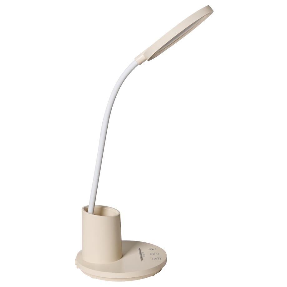 Lampa biurkowa LED VELA Ze ściemniaczem Jasnobeżowy