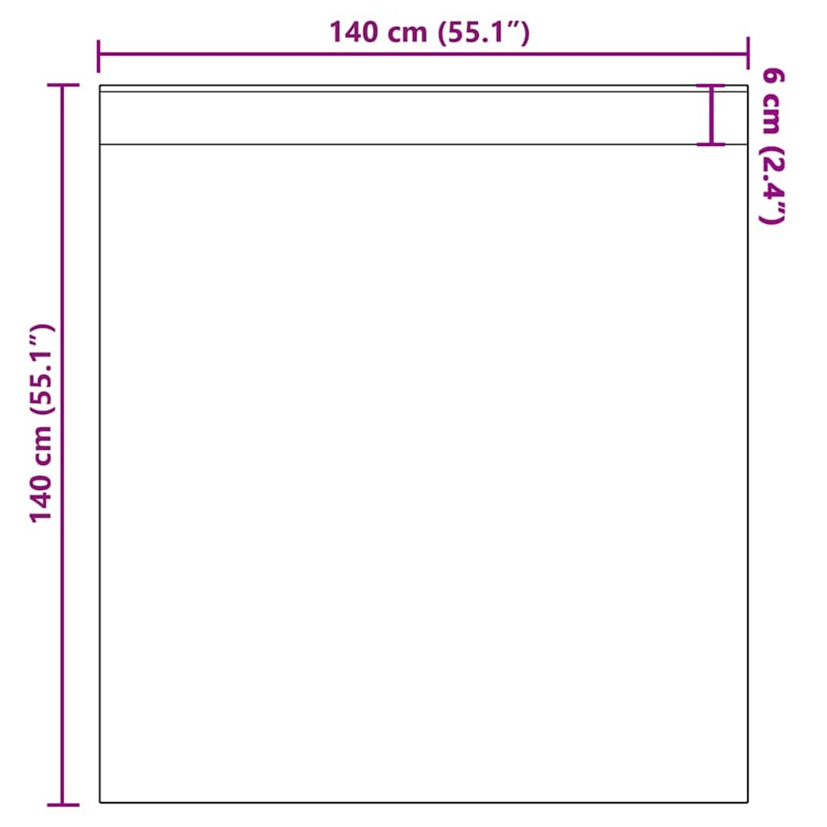 vidaXL Zasłony woalowe z kieszeniami na drążek 2 szt. białe