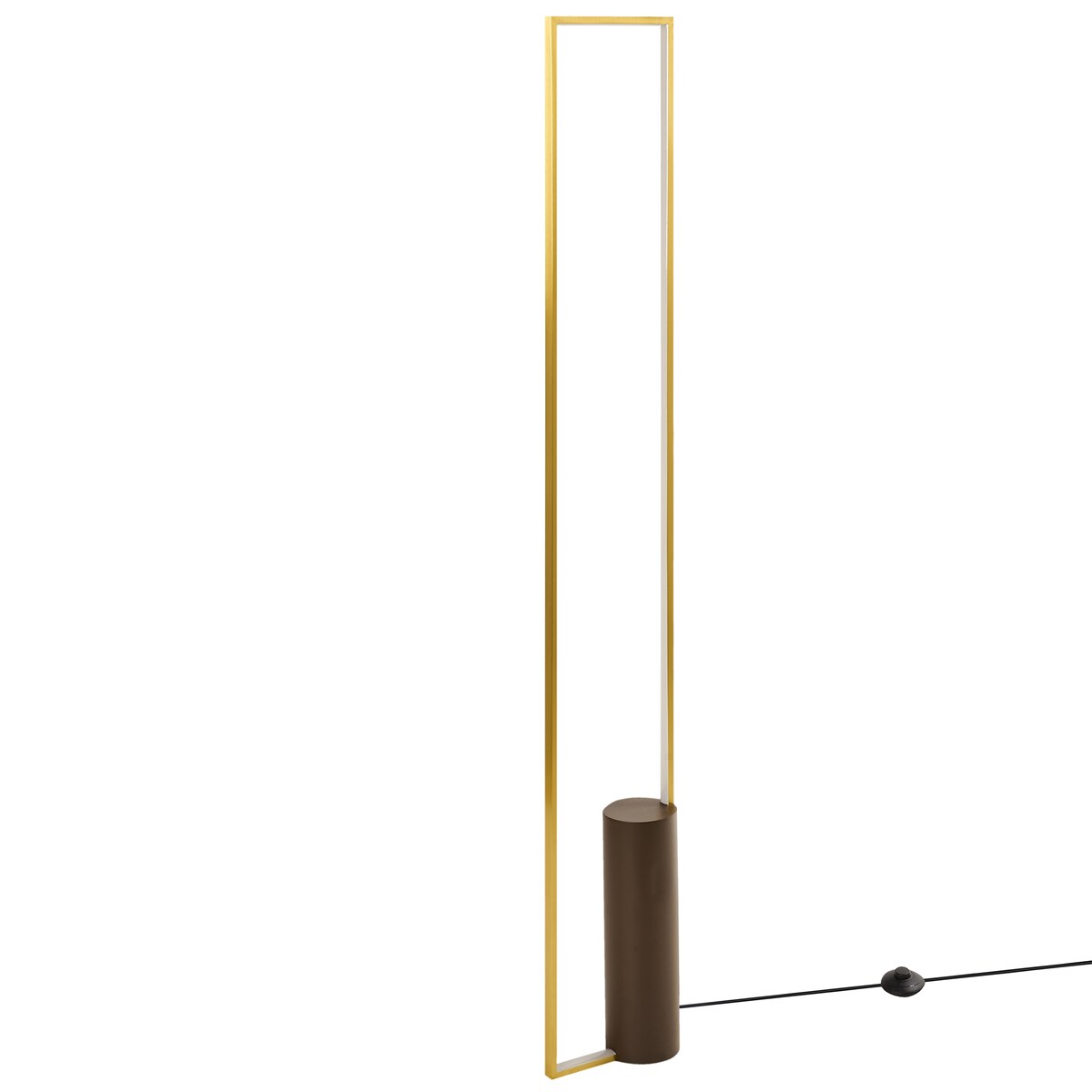 Lampa podłogowa LED PATRICIO Metal Złoty