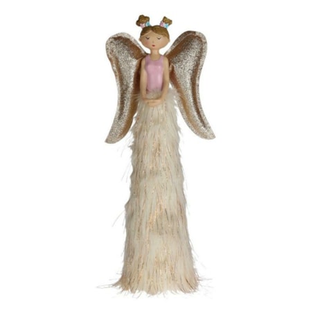 Dekoracyjna FIGURKA ANIOŁKA świecąca LED 54cm