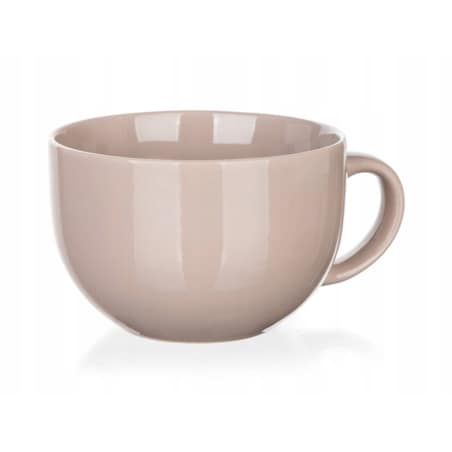 KUBEK ceramiczny kolor latte 800 ml duży jumbo na zupę herbatę jedzenie