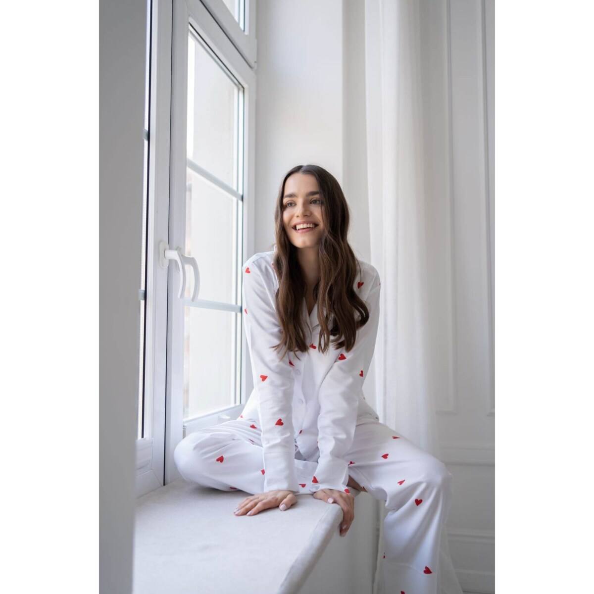 Piżama Serduszka długa S