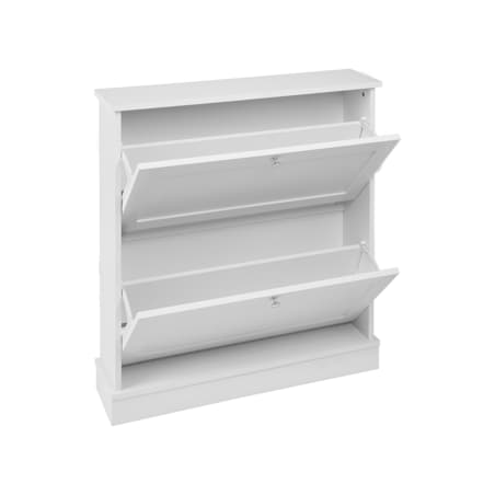 Szafka na buty 2 przegrody biała CHELAN