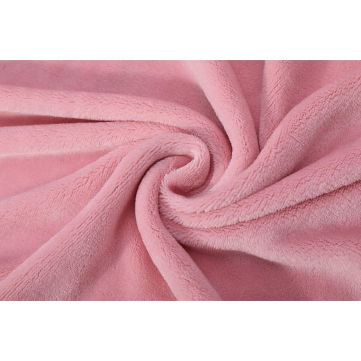 Gruby Szlafrok Damski Pluszowy Długi Ciepły miękki L/XL Puder z Wiązaniem