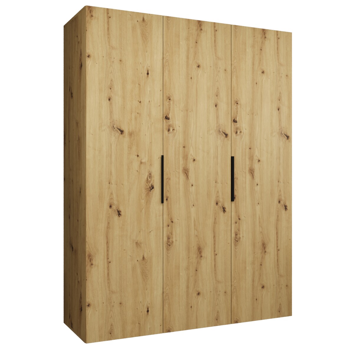 Szafa uchylna otwierana MARBELLA 1 150 wys. 202 cm Artisan + u. Czarny