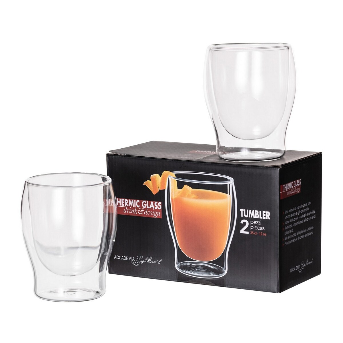 Szklanki termiczne Termico 2szt. 350ml, 9,5 x 6,8 x 11 cm