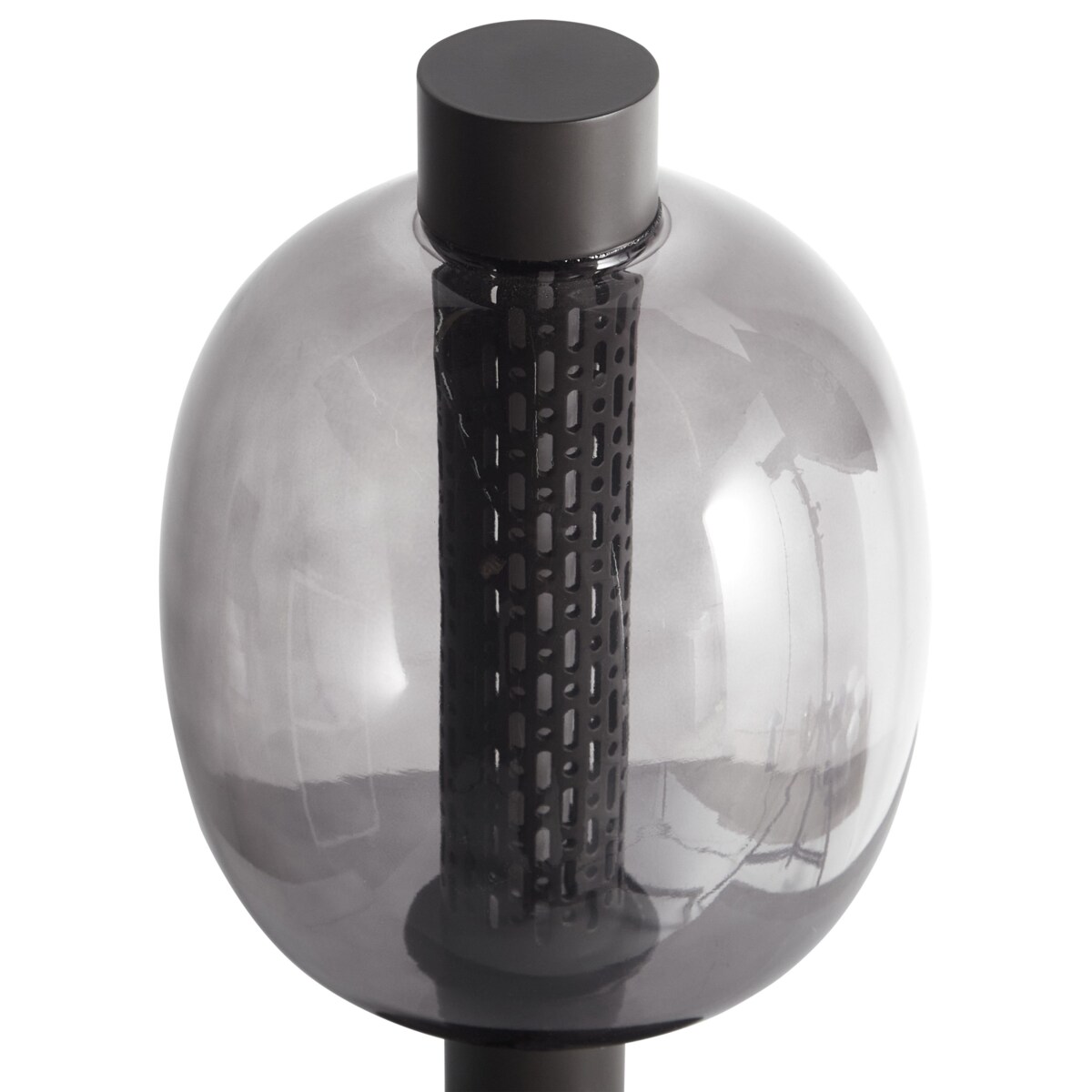 Bezprzewodowa lampa stołowa LED BOJO Ze ściemniaczem Metal Czarny