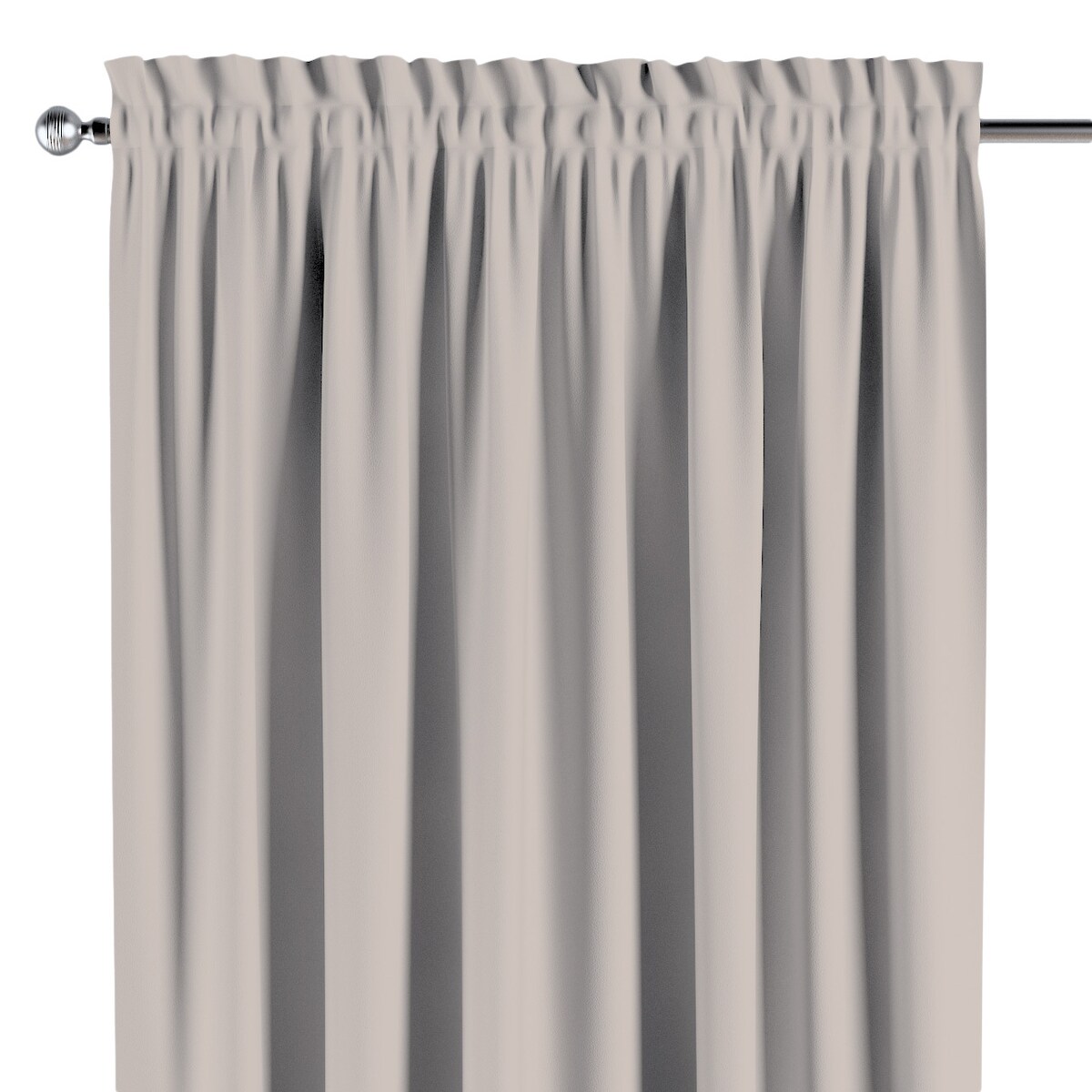 Zasłona na kanale z grzywką 1 szt. 130x245 kaszmirowy