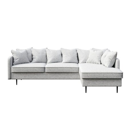 Esme Sofa narożna - jasnoszara