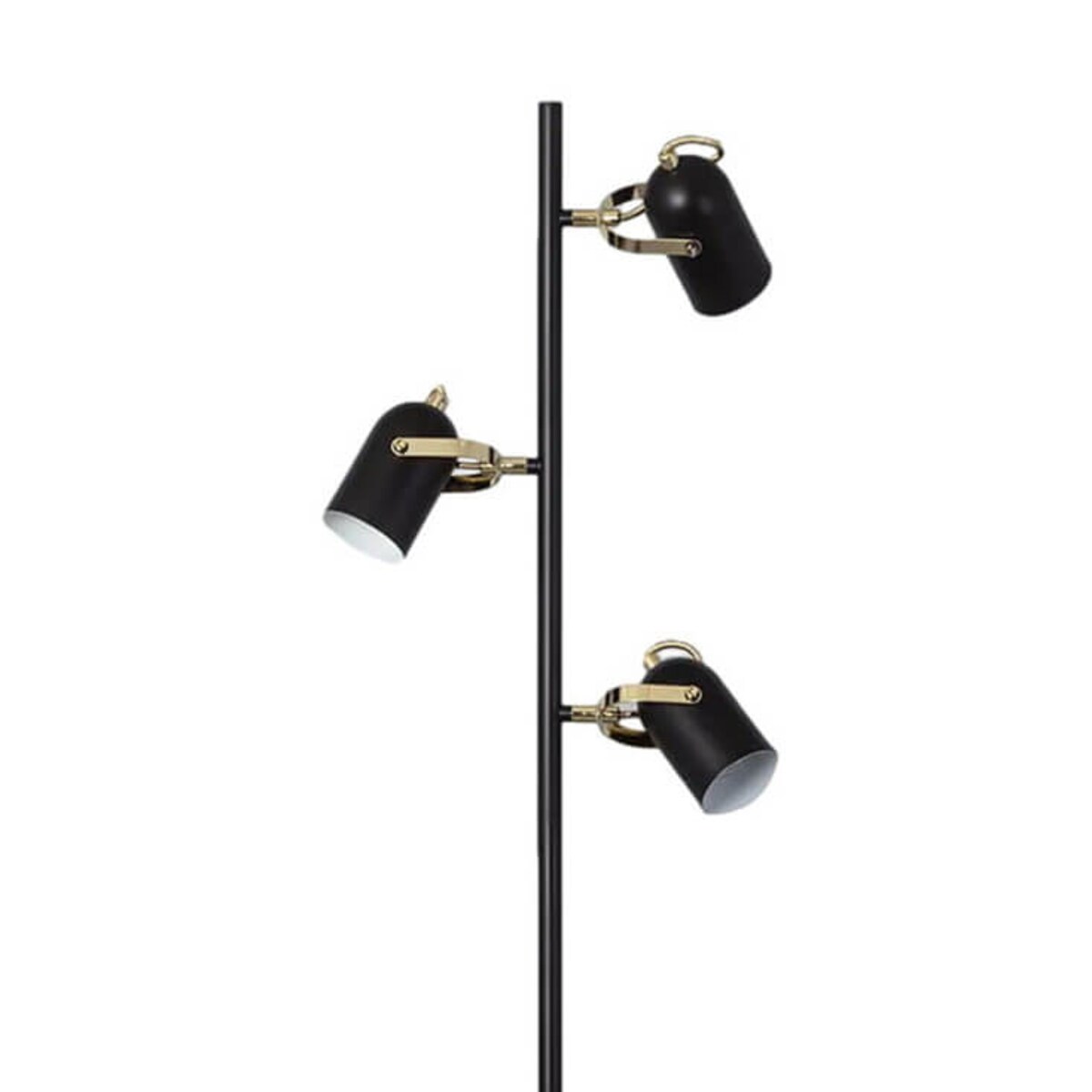Potrójna lampa podłogowa Retro ABR-RRC-C-3XE14 Abruzzo metal czarny