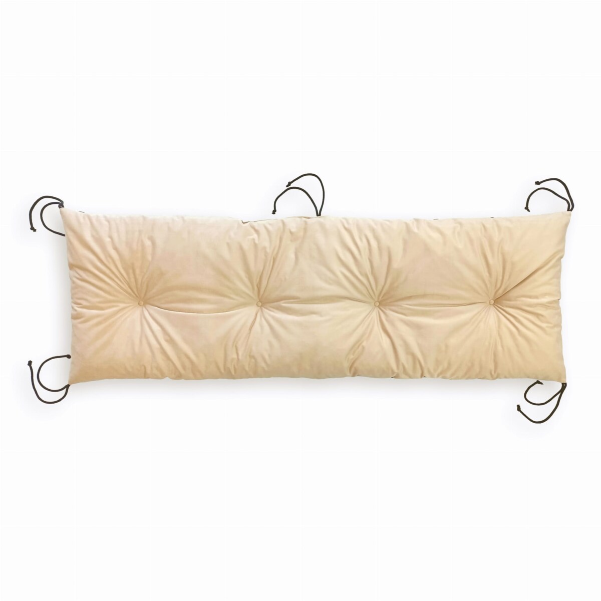 Poduszki na meble ogrodowe bez oparcia, 100x40 cm, Beż