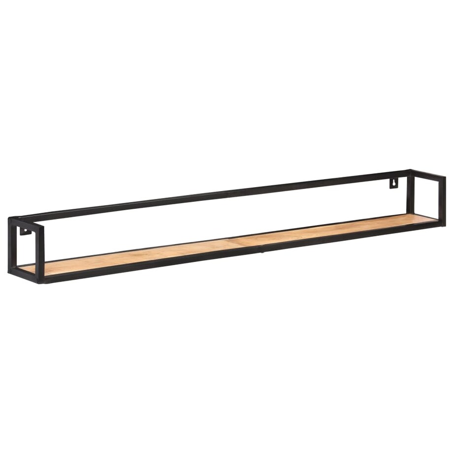 vidaXL Półki ścienne, 2 szt., 160 cm, lite drewno akacjowe