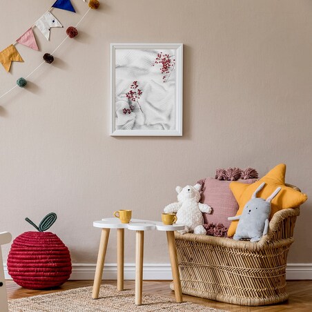 Poster Story, Plakat, Obraz - Delikatne Gałązki Jarzębiny, wymiary 70 x 100 cm