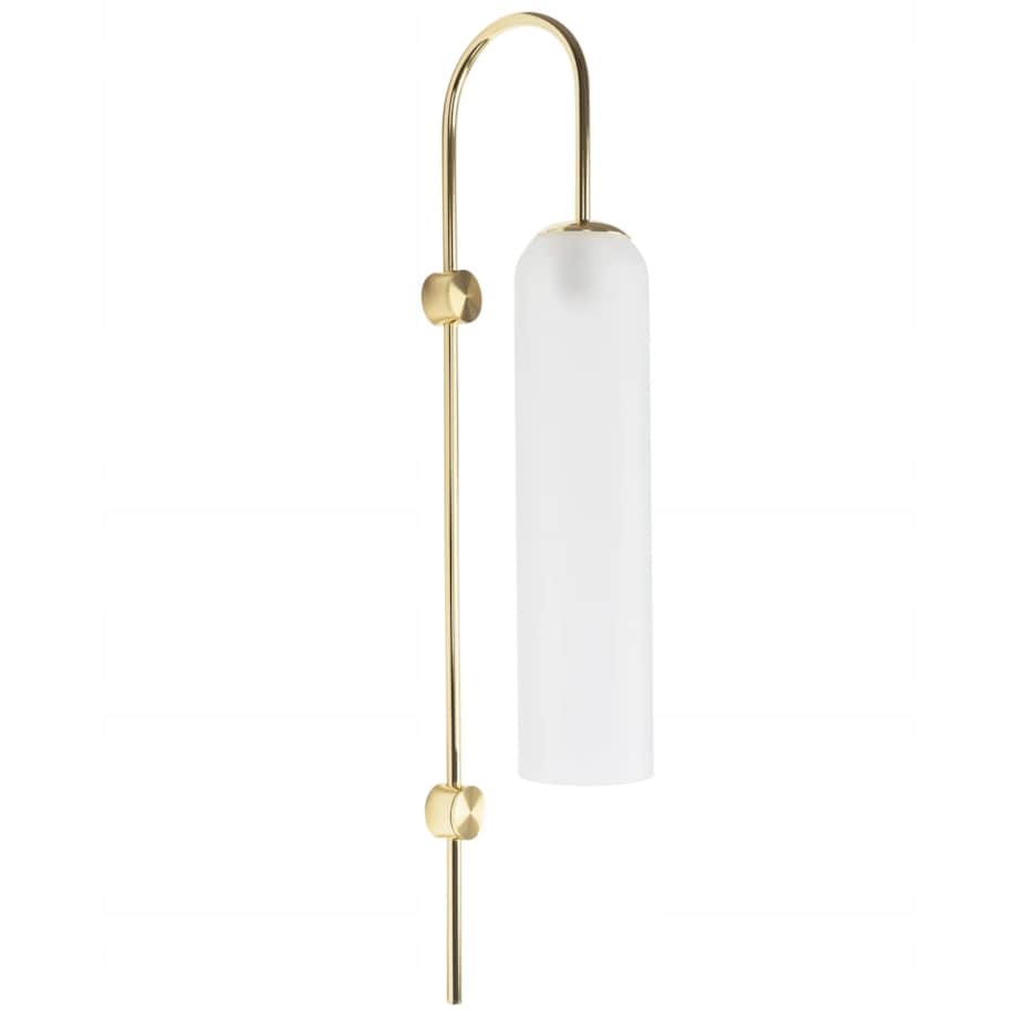 Lampa Ścienna Kinkiet Duży Glamour Złota Gold