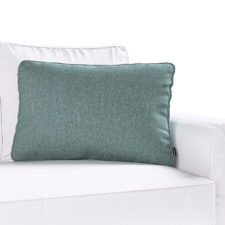 Poszewka Gabi na poduszkę prostokątna 60x40 szary błękit szenil
