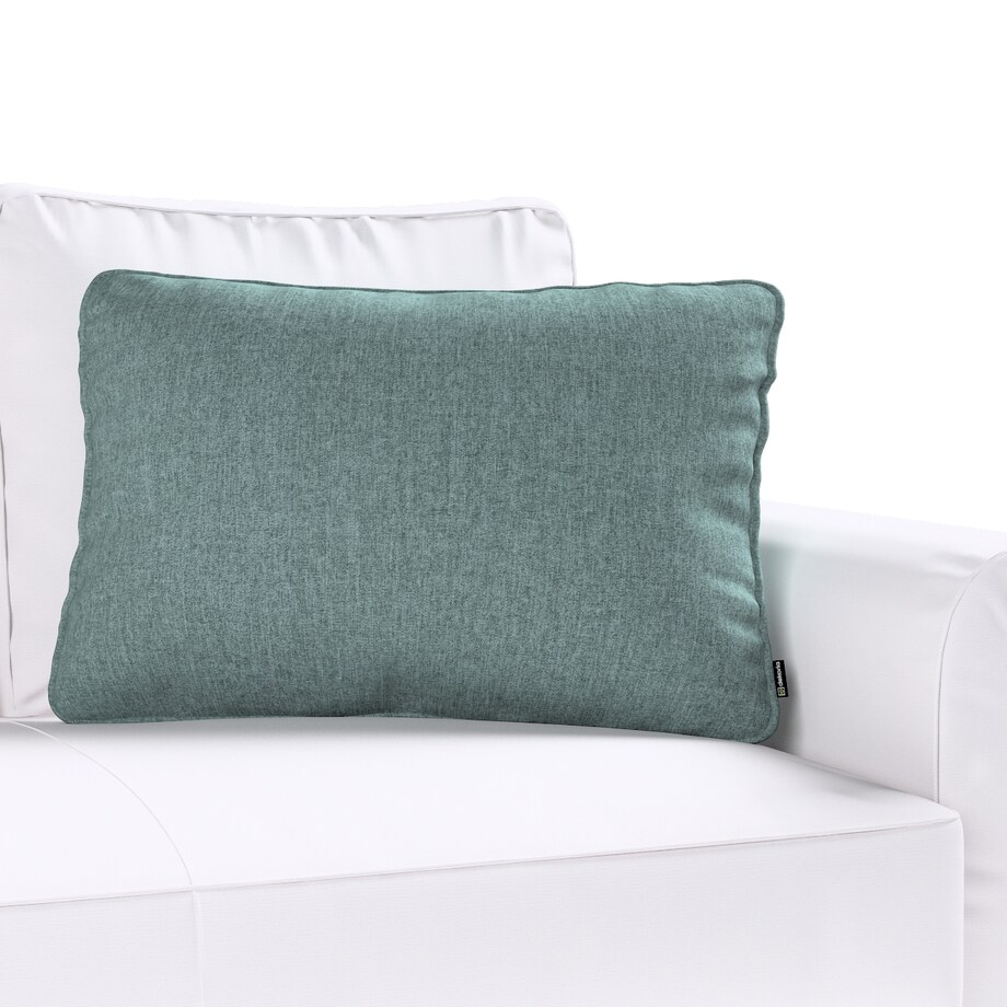 Poszewka Gabi na poduszkę prostokątna 60x40 szary błękit szenil