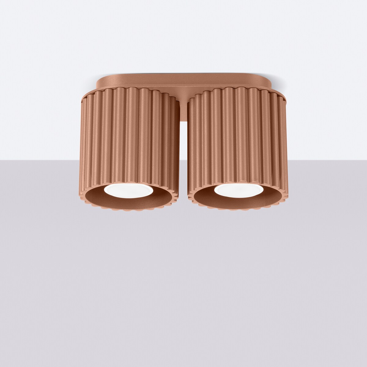 Plafon AURA 2 mocca GU10