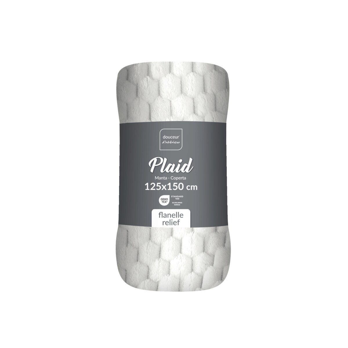 Narzuta flanelowa 125 x 150 cm FROSTY