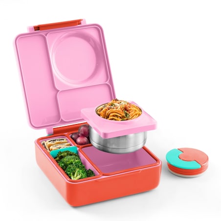 OMIE OMIEBOX lunch box z termosem, Pink Berry