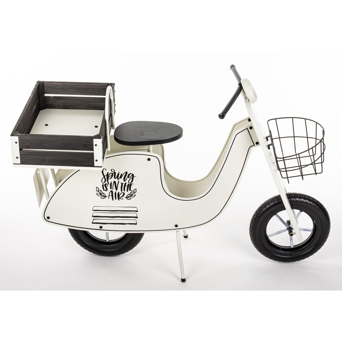 Kwietnik metalowy 75x110x46 cm VESPA biała