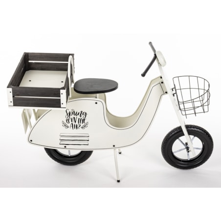 Kwietnik metalowy 75x110x46 cm VESPA biała