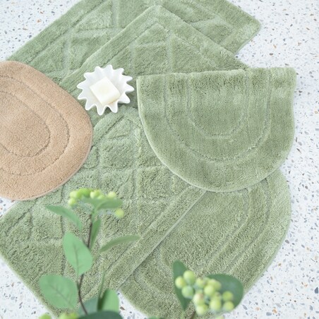 Dywanik łazienkowy Soft 60x100 cm e-floor e-floor zielony