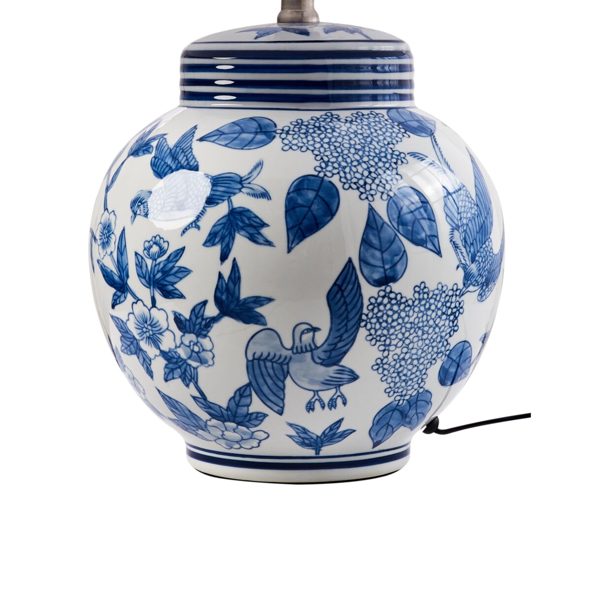 Lampa stołowa ARUNCA Porcelana Biały/ niebieski