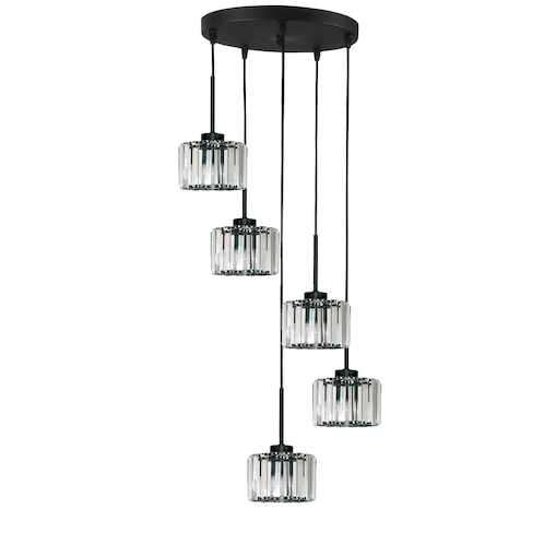 lampa wisząca kaskadowa edylit nowoczesna do salonu