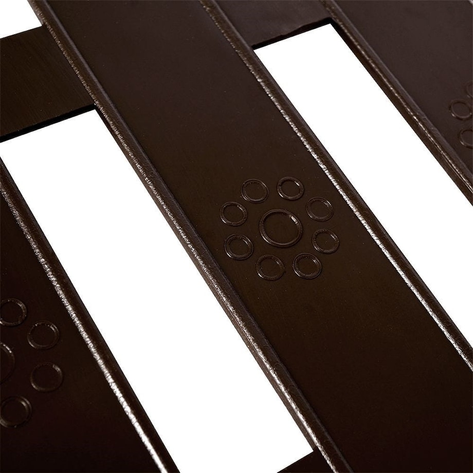 Palisada płotek ogrodowy obrzeże zestaw brązowy 10 szt. 200 cm 20x15 cm