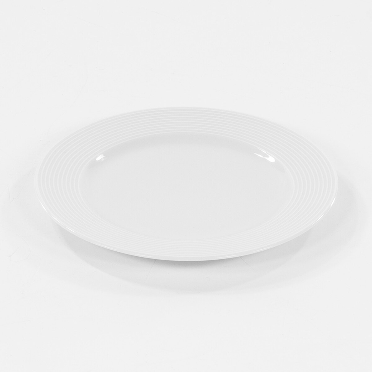 Talerz płytki 19 cm Yvette Biała Linea E755