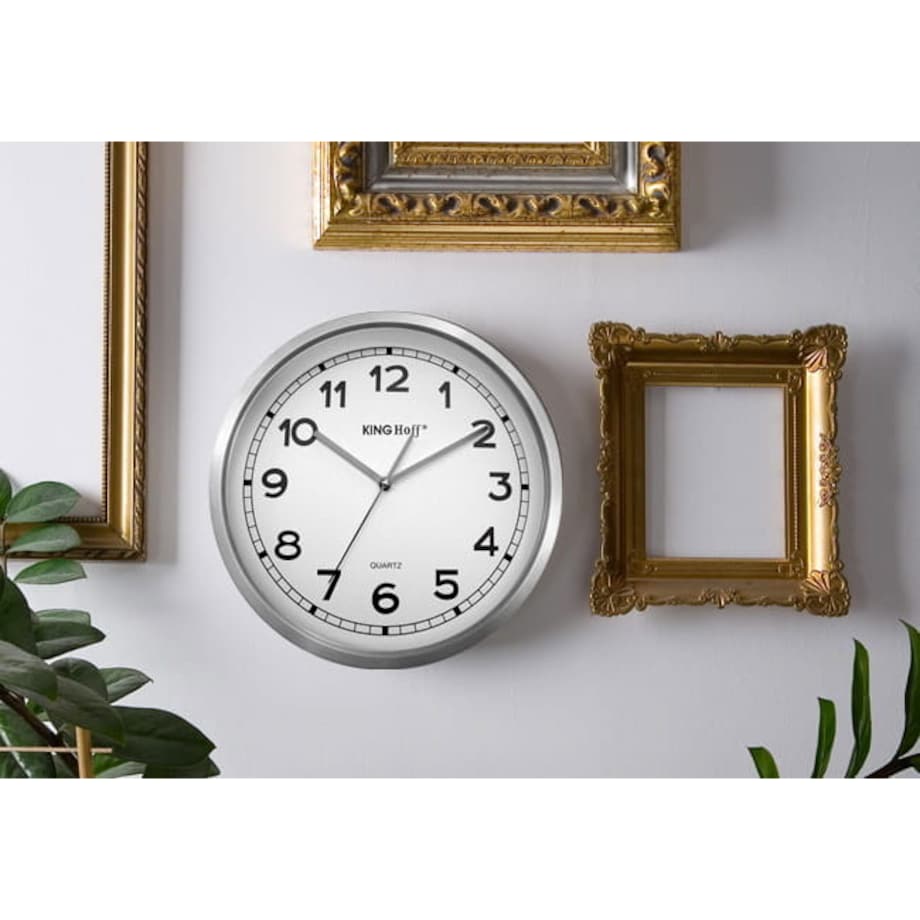Zegar ścienny 34cm KINGHOFF