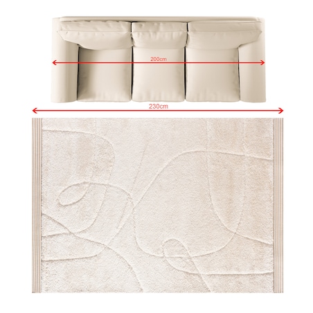 Dywan Ardano cream 160x230 cm, 160x230 cm