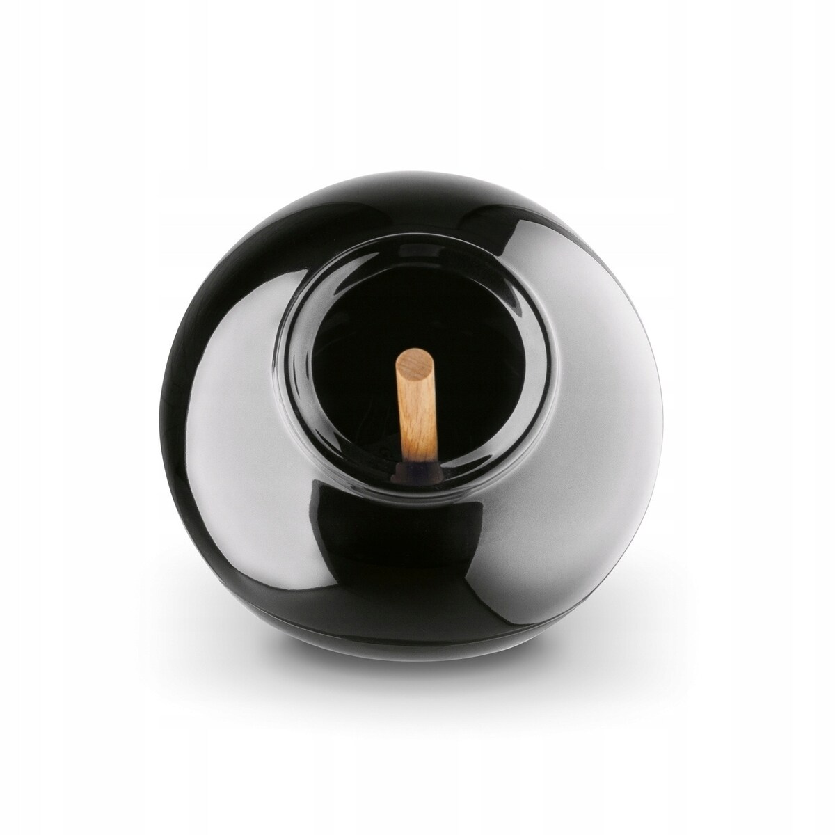 Pojemnik kuchenny z drewnianą łyżeczką na sól przyprawy herbatę ceramika