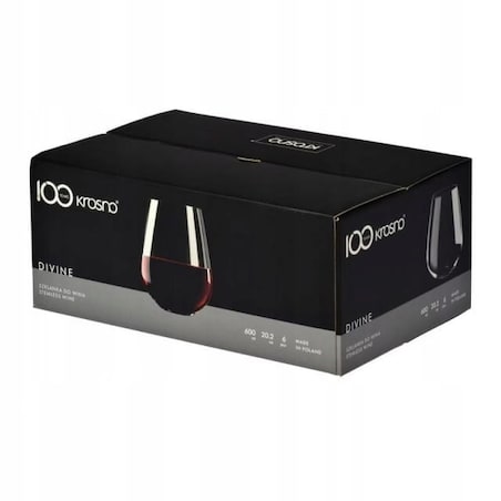 Szklanki do wina Krosno DIVINE 500ml 6szt