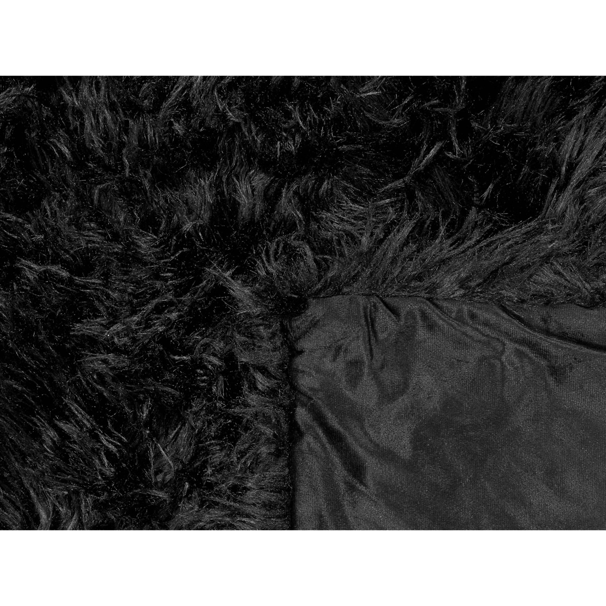 Narzuta na łóżko 150 x 200 cm czarna DELICE