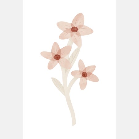 Plakat dla dzieci Kwiat 9 30x40