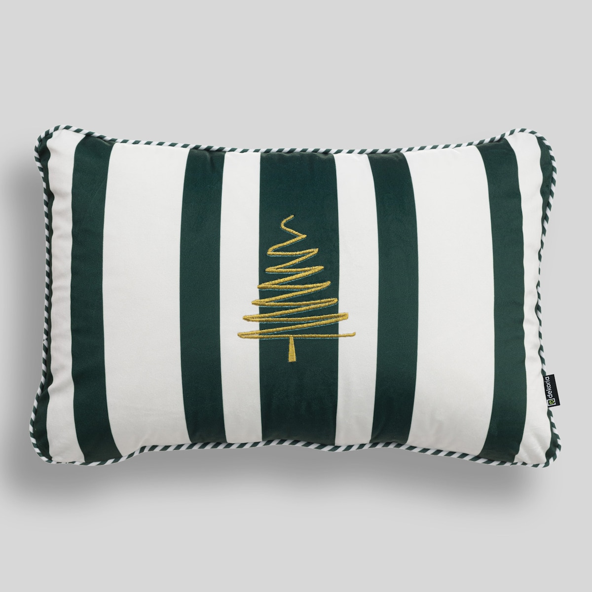 Poszewka na poduszkę Green & White Noel 60x40 cm boże narodzenie, święta, świąteczne, zielony, 60x40 cm