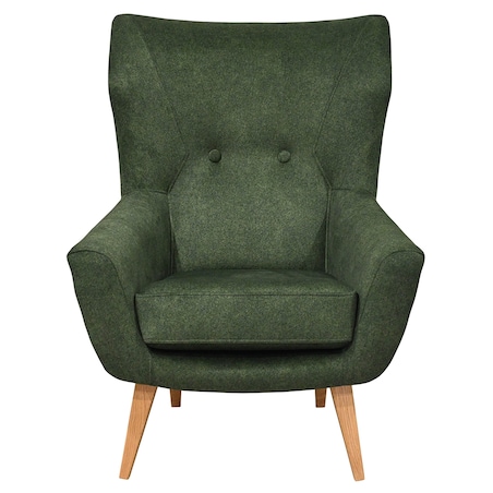 Fotel nowoczesny Junior - zielony - 80cm x 107cm x 92cm