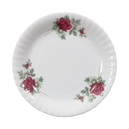 Talerz płytki 17 cm Iwona Bordowa Róża B826