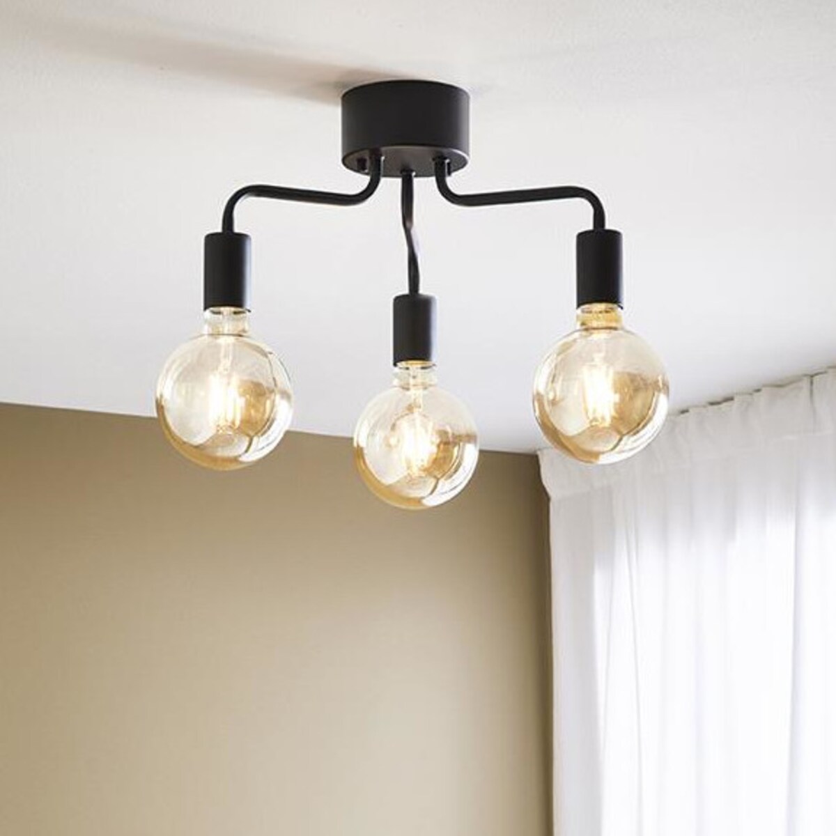 LAMPA sufitowa AVERY 108102 Markslojd loftowa OPRAWA metalowa czarna
