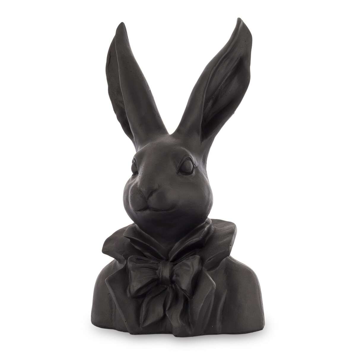 Figurka -popiersie królika 35x20x13 cm TORACE czarny