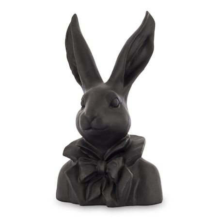 Figurka -popiersie królika 35x20x13 cm TORACE czarny