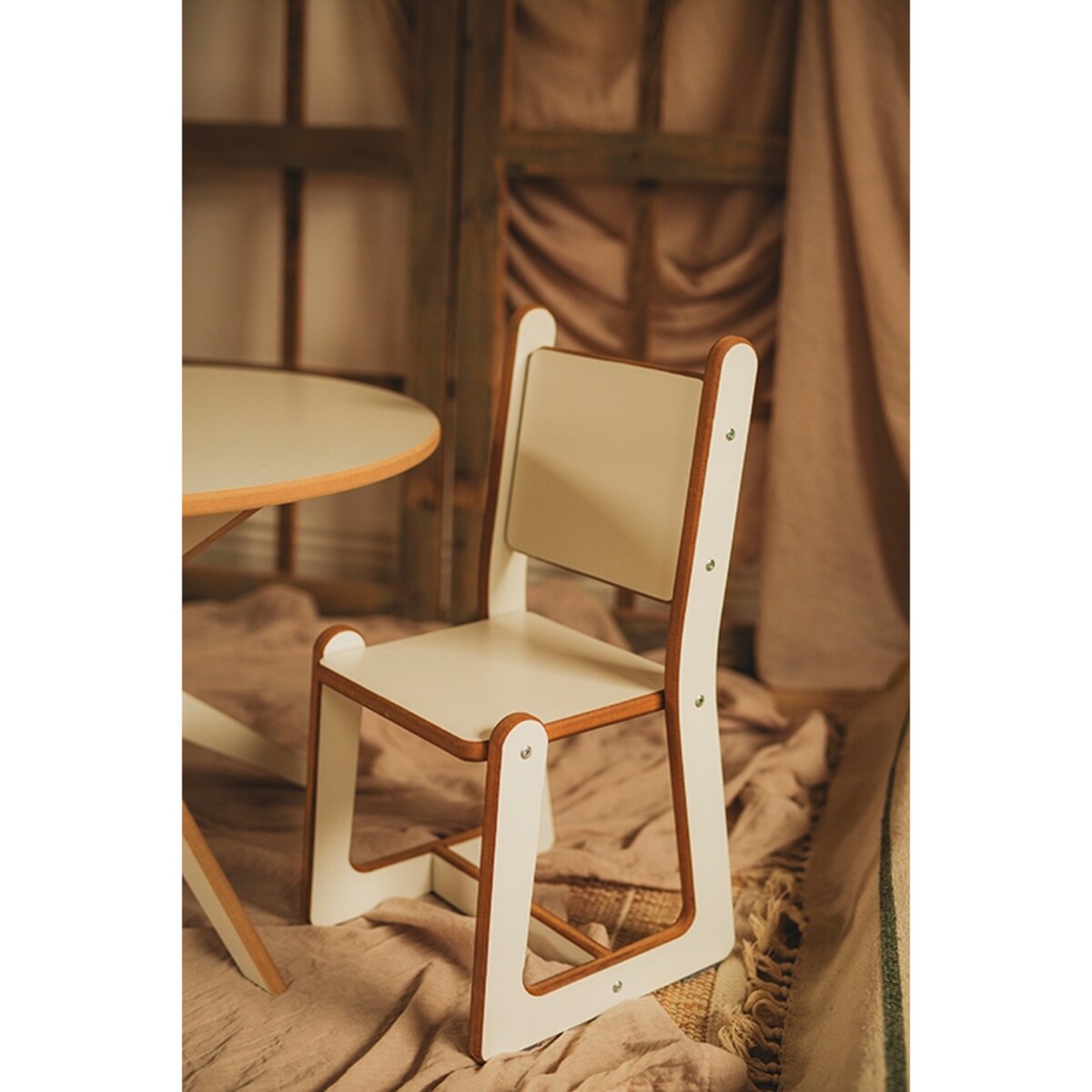 Krzesełko krzesło dla dzieci DREWNIANE dziecięce CERTYFIKOWANE