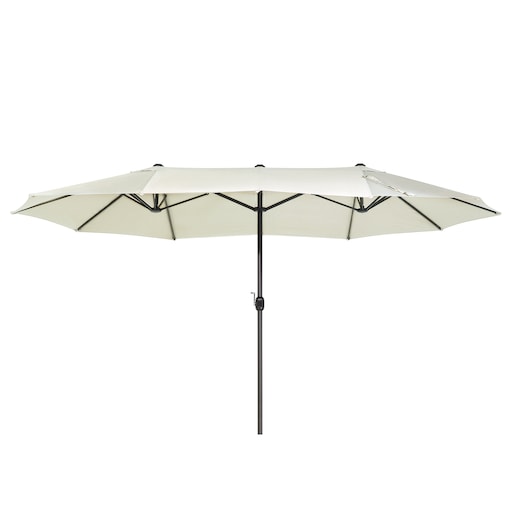 Parasol ogrodowy 460 cm SIBILLA Beżowy