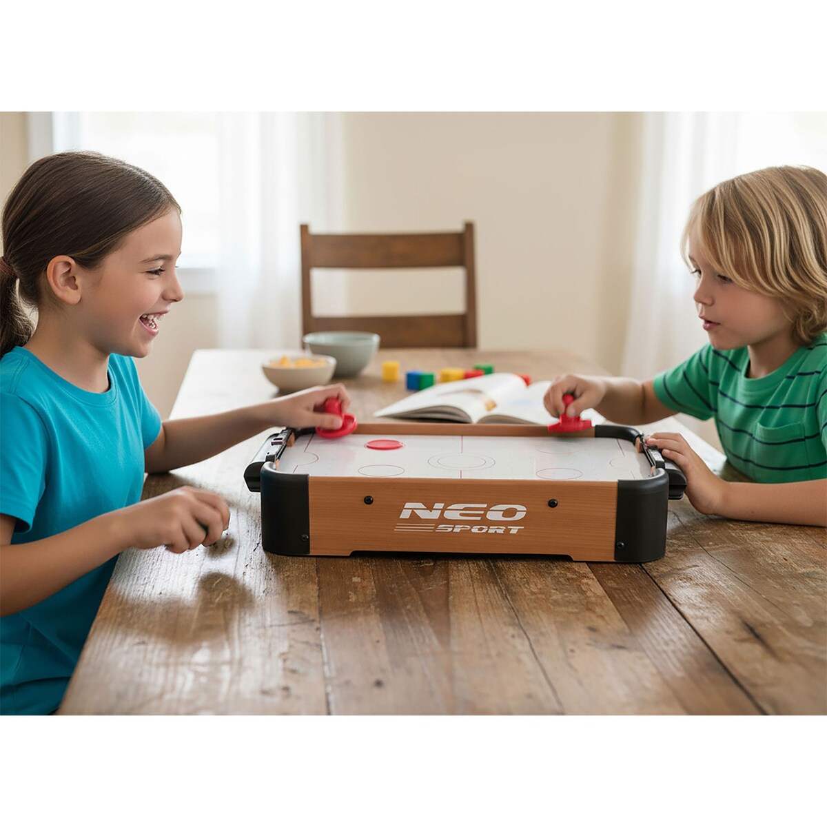 Cymbergaj stół do gry Neo-sport NS-440 Air Hockey gra dla dzieci 1440